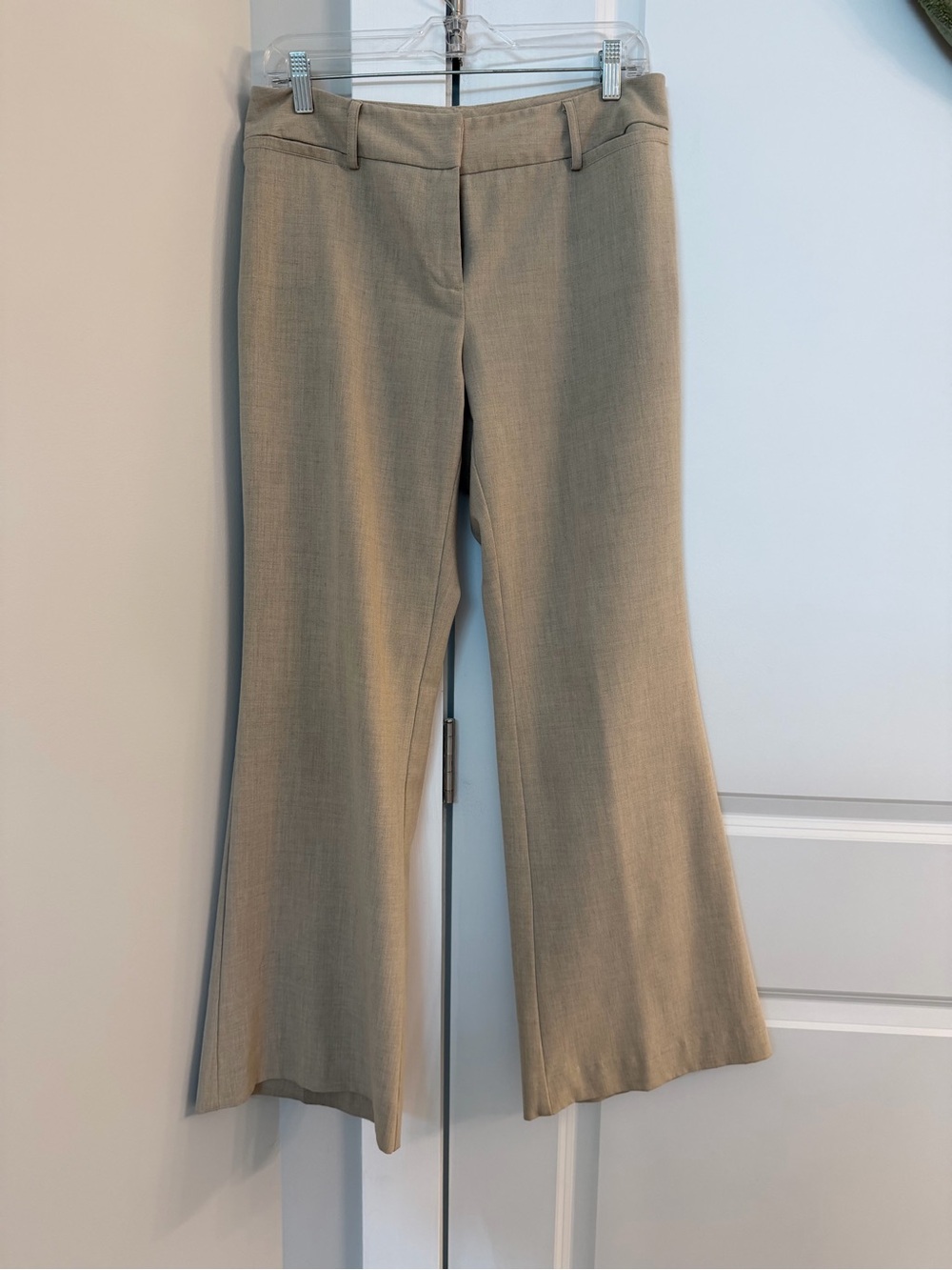 New York & Company Taupe Boot Cut Dress Pants